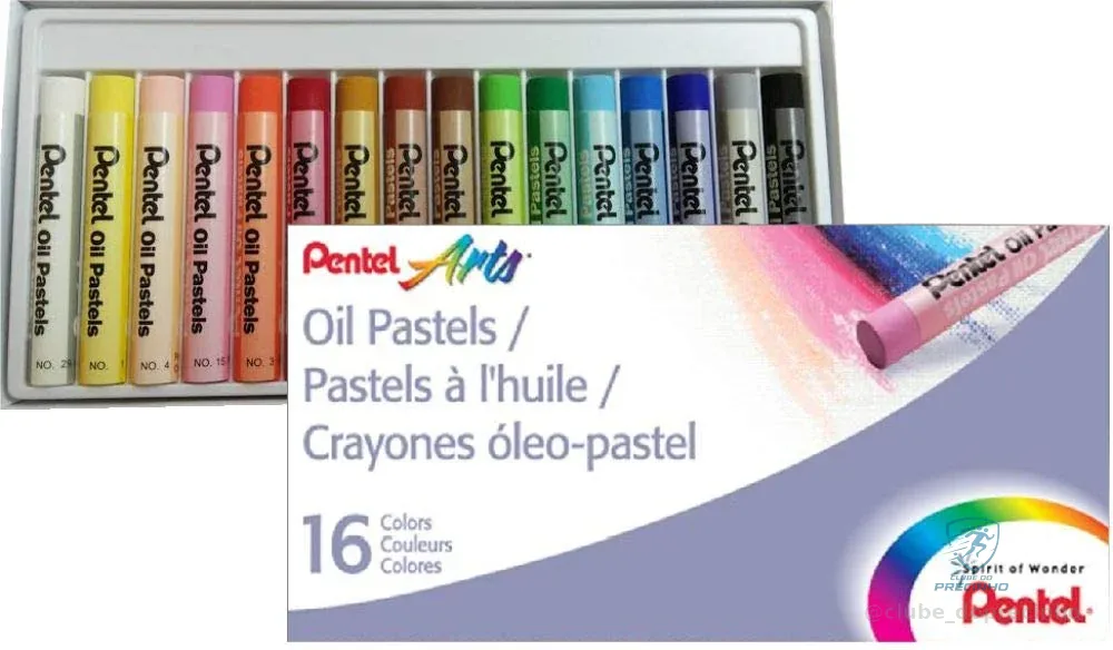 Pentel Pastel Oleoso 16 Cores PHN-16
