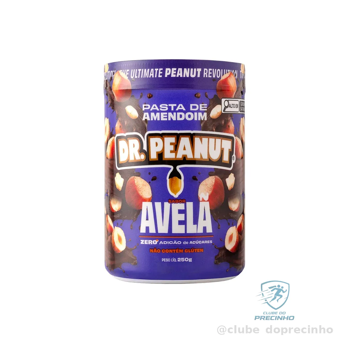 Dr. Peanut Pasta De Amendoim Avelã 250g - Com Whey Protein