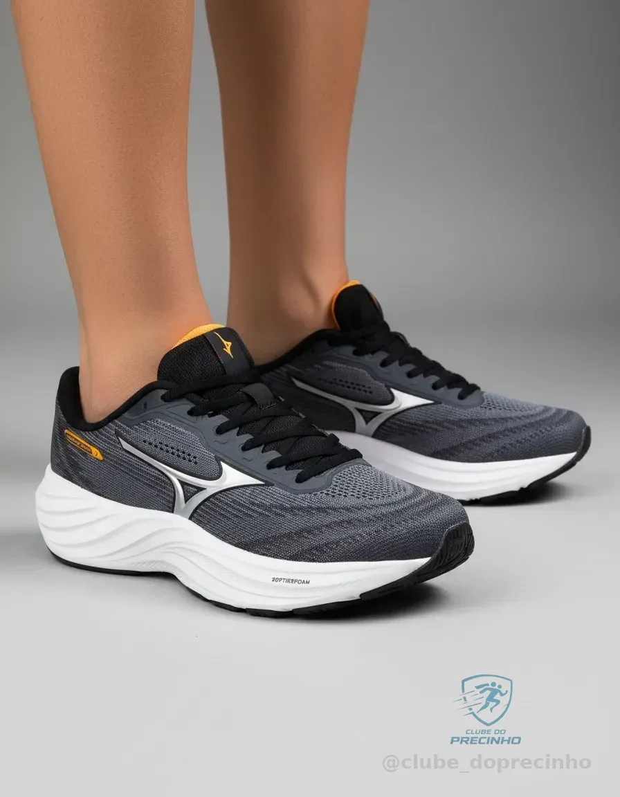 Tênis Esportivo Masculino Goya 3 Mizuno Cinza