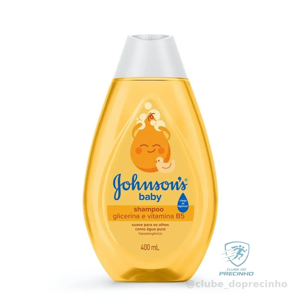 Shampoo Para Bebê Johnson's Baby De Glicerina, 400ml