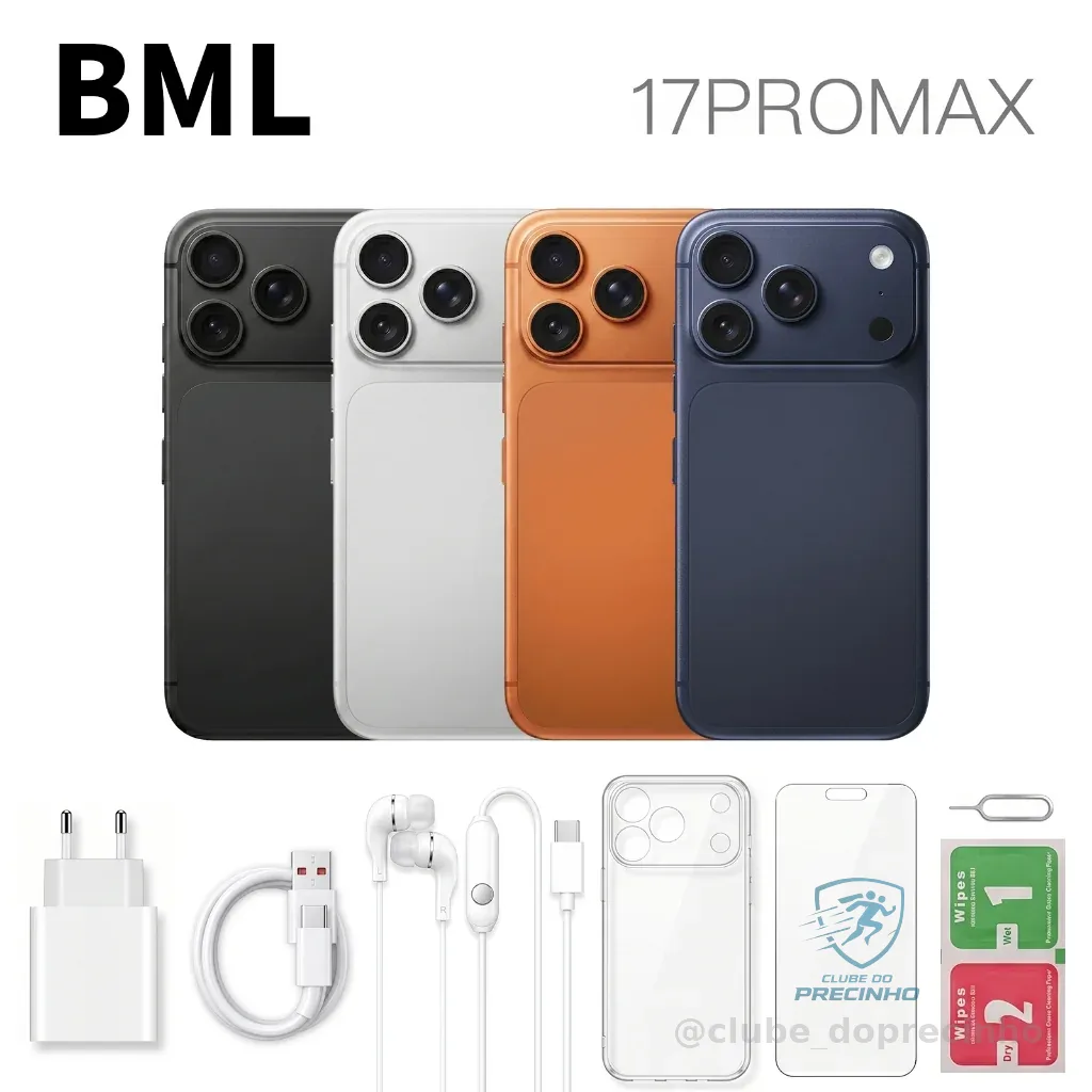 BML Smartphone 12GB+512GB ram AI Global 5G Dual Sim Android 15, 6.56'' Tela,Câmera 108MP-Bateria De 5000 mAh