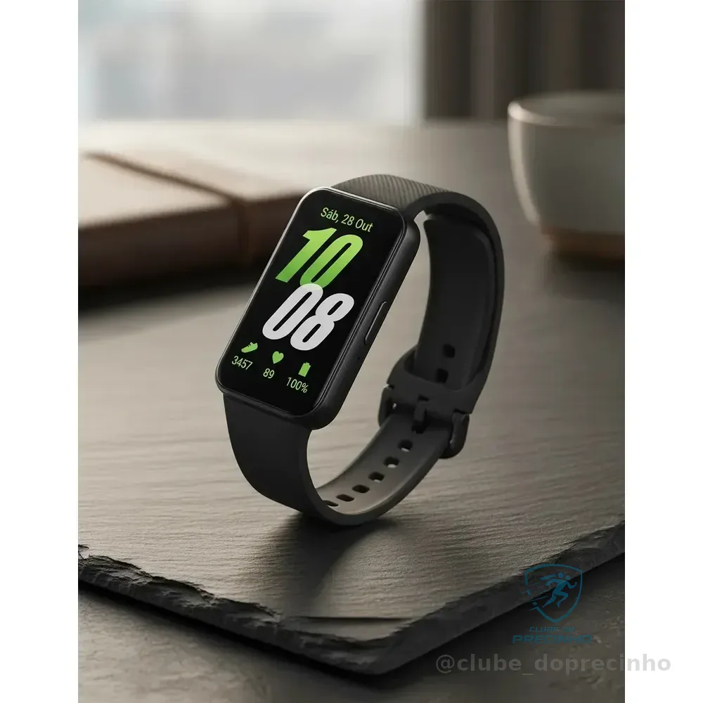 Smartwatch Samsung Galaxy Fit3 Display 1.6 Grafite Liso Grafit