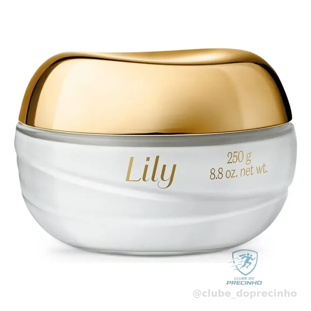 Creme Hidratante Acetinado Lily Boticário 250g Lily Tradicional Floral
