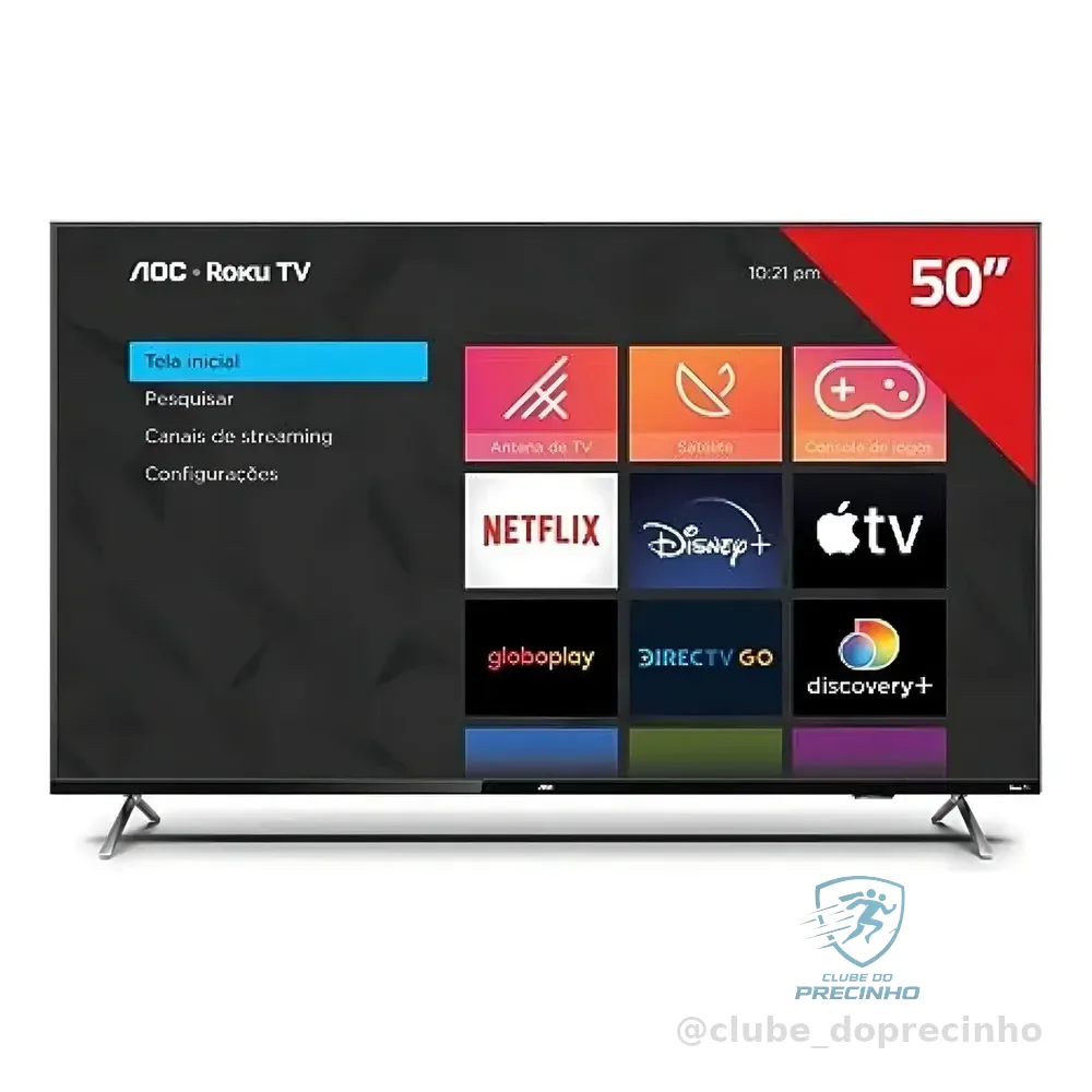 Smart Tv Aoc 50u6125 50'' 4k Led