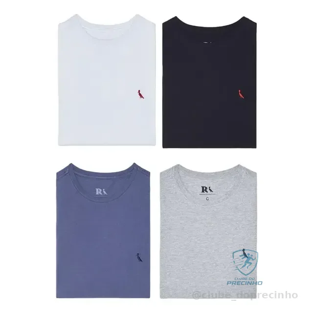 Kit 4 Camisetas Pica Pau Gota E Brasa Reserva