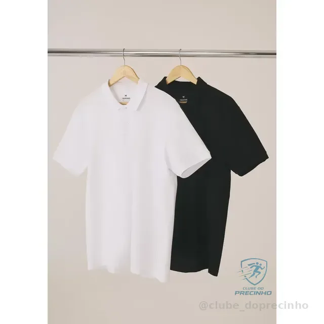 Kit Com 2 Camisas Polo Básicas Masculinas Hering