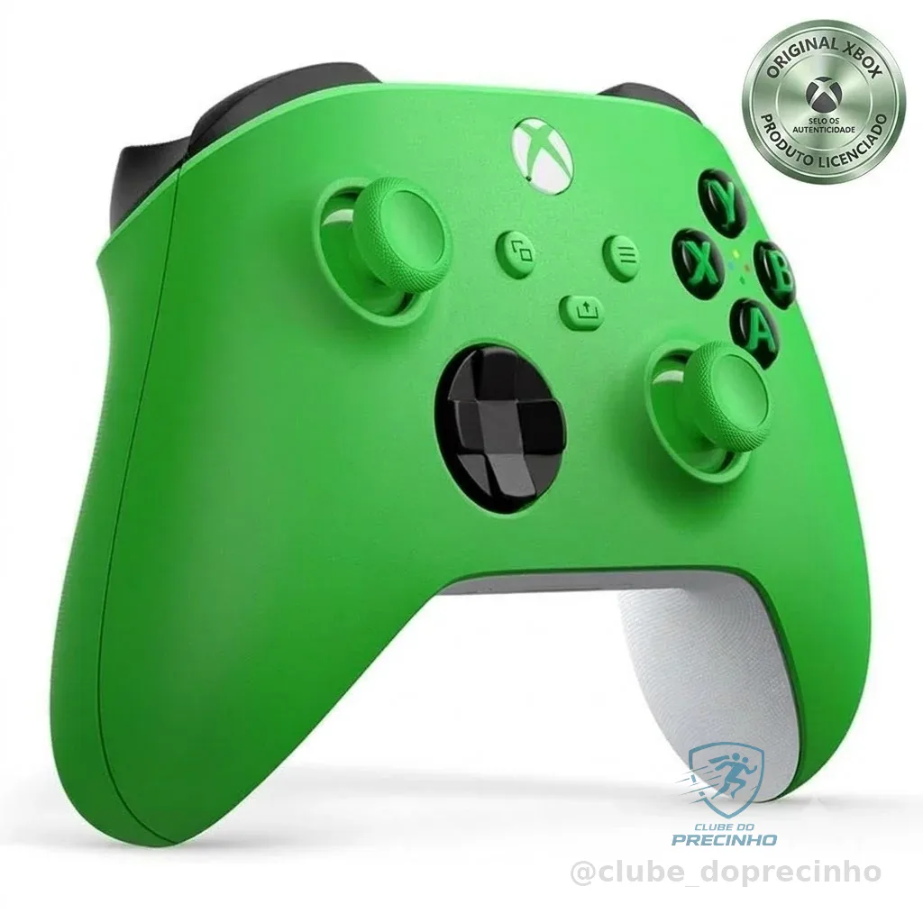 Controle Xbox Sem Fio Original Microsoft Velocity Green