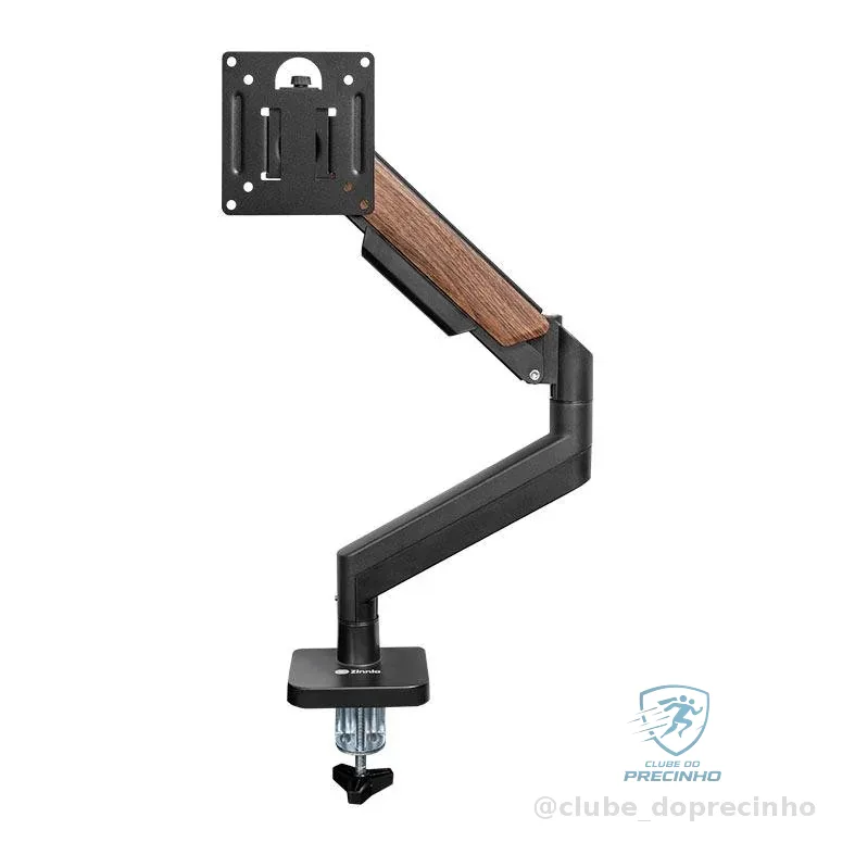 Suporte Articulado Para Monitor Zinnia Rust 100, 17 Pol a 32 Pol, Preto, ZNO-RUST100-BL01