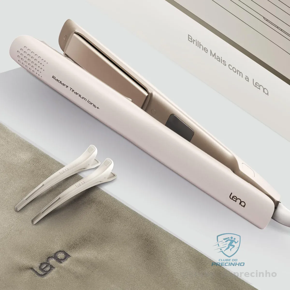 Lena Prancha Radiant Titanium Íons+ (Dourado)