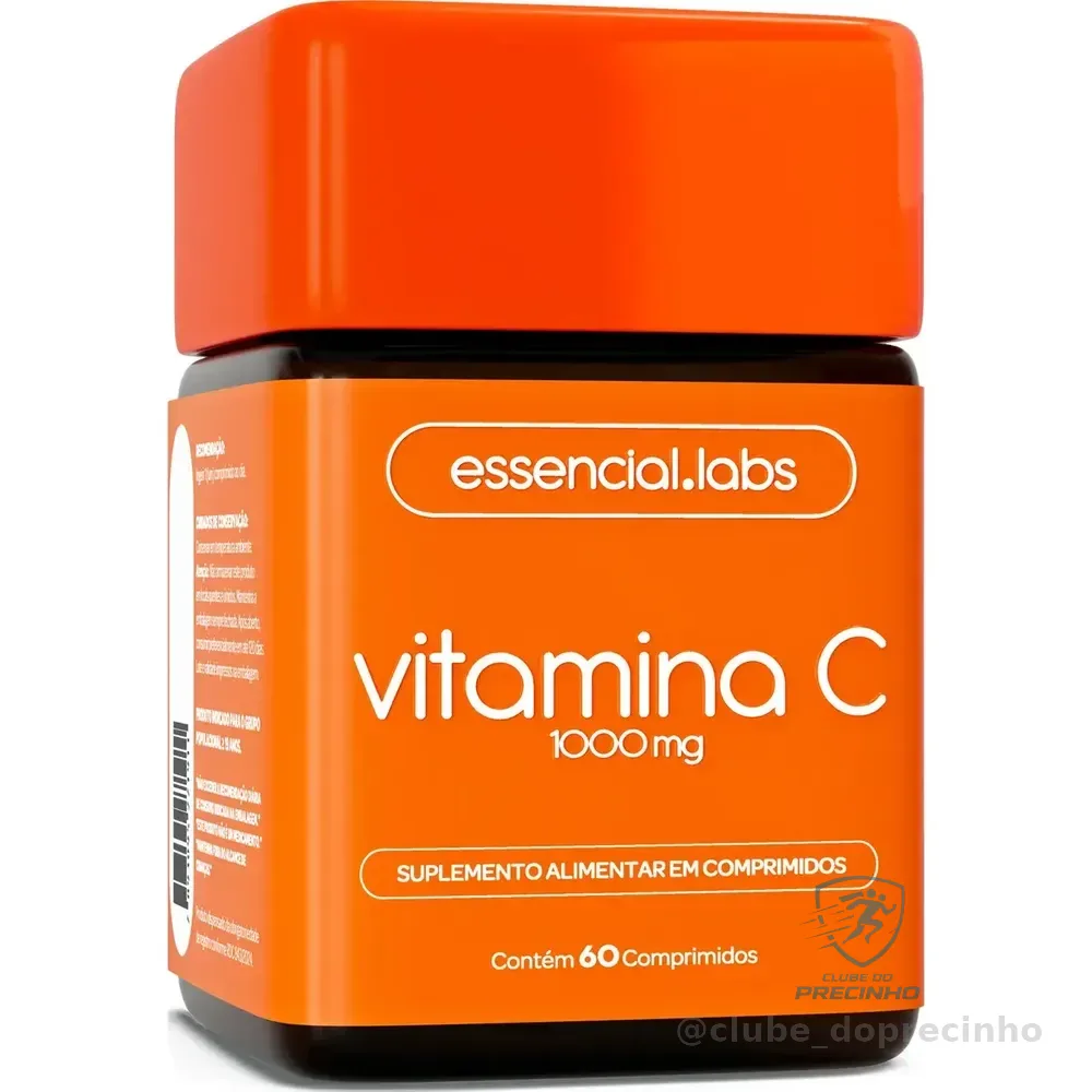 Vitamina C 1000mg - Fórmula Concentrada E 100% Pura - 60 Doses Sem Sabor