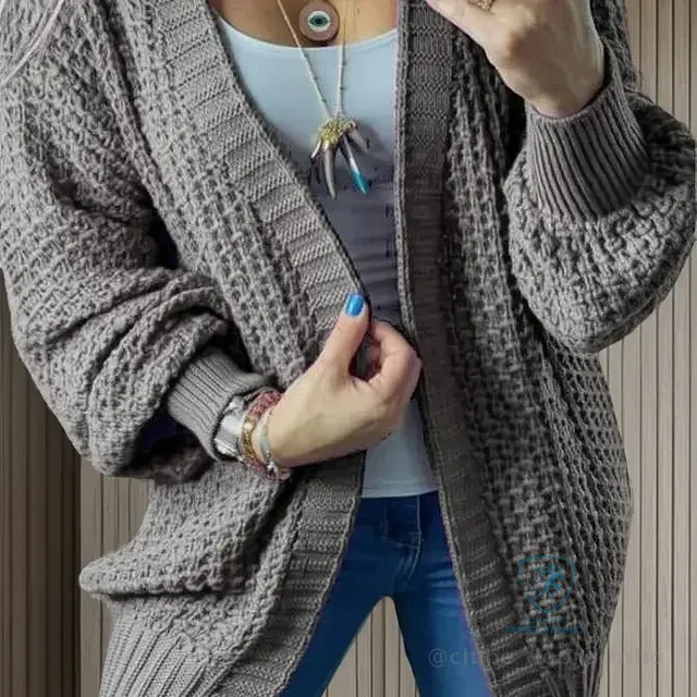 Kimono Cardigã Feminin Casaco La Trico Sueter Moda Inverno
