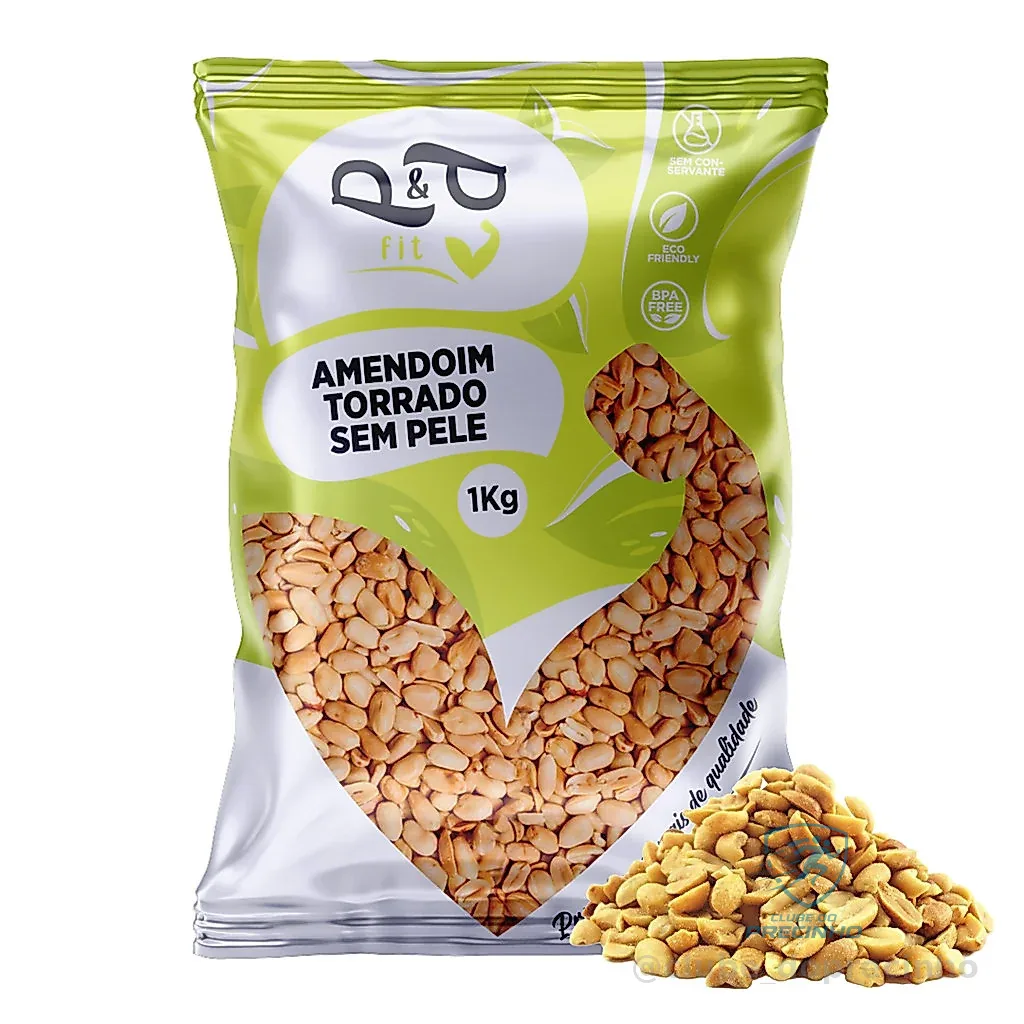 Amendoim Torrado Sem Sal 1Kg - P&P