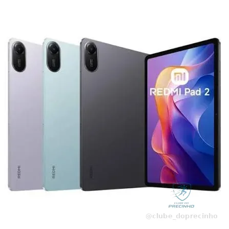 Redmi Pad 2 tablet xiaomi, Tela LCD 11", Câmera 8MP, Versão Global, Original