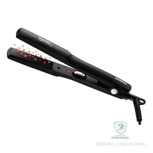 Prancha Alisadora Tourmaline Ceramic, Mondial, 30w - P-15 Preto