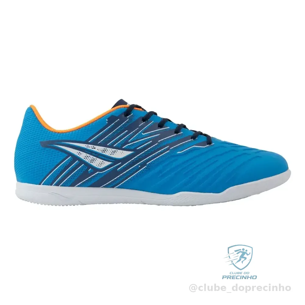 Chuteira De Futsal Masculina Furia Y-4 Penalty Azul-branco 43 Br