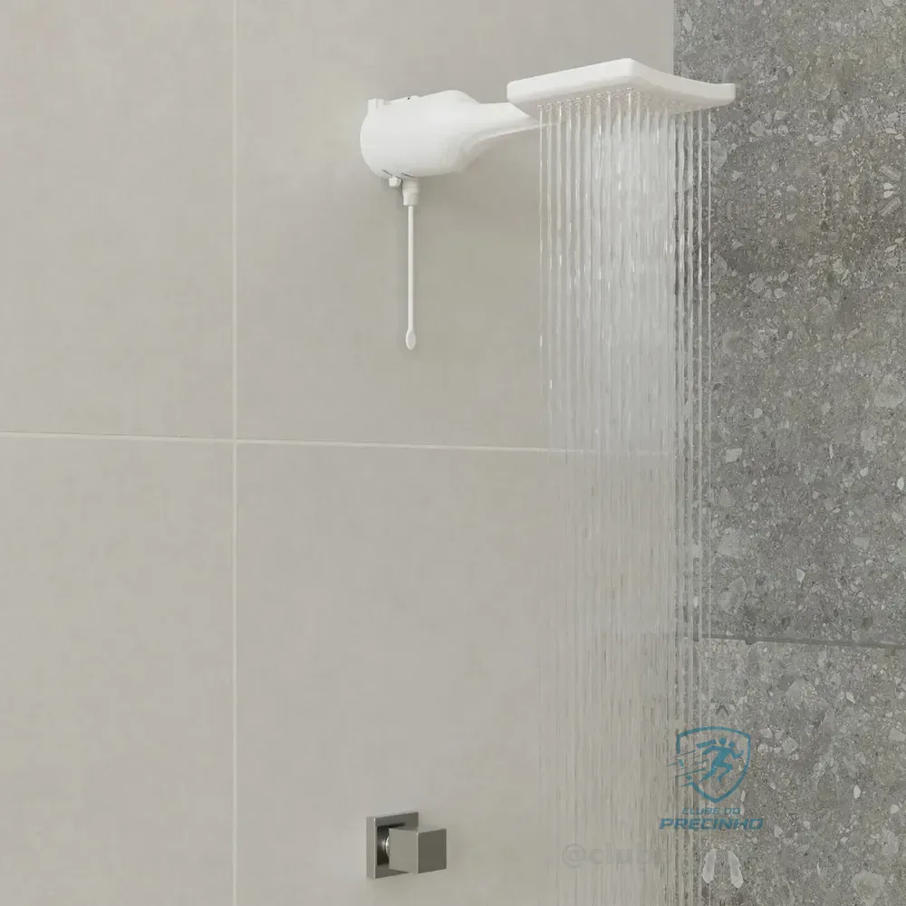 Ducha Loren Shower Ultra Eletrônica 127v 5500w Lorenzetti Branco 5.5 Kw