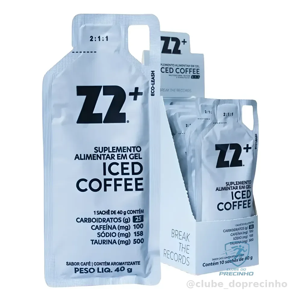 Energy Gel Z2+ Iced Coffee Box 10 Unidades Iced Coffee
