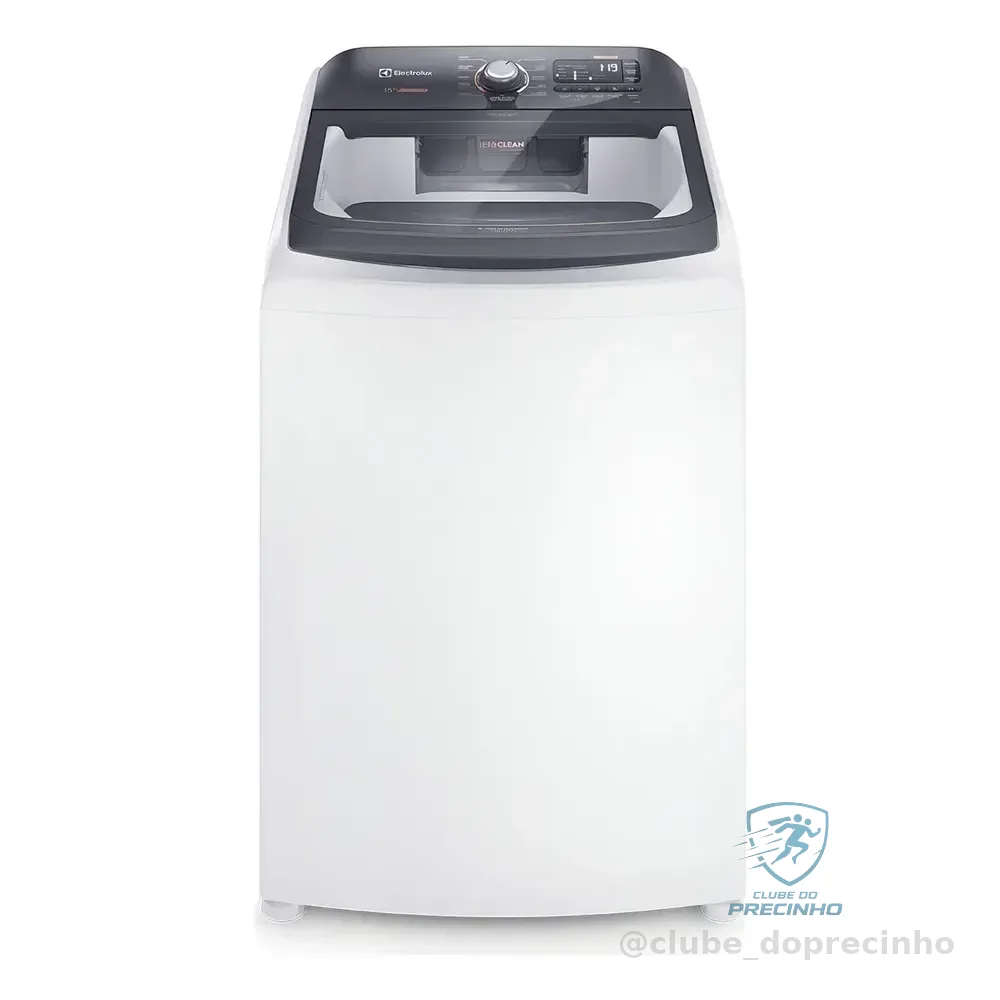 Máquina De Lavar 15kg Electrolux Premium Care Com Cesto Inox, Jet&clean E Time Control Lec15 127v Branco