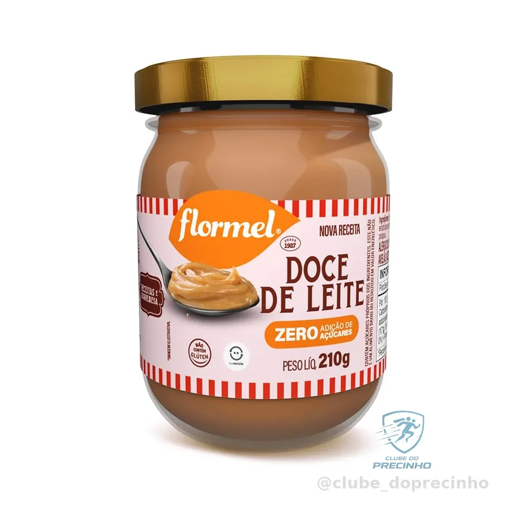 Doce de Leite Cremoso FLORMEL 210 Gramas (pacote variado).
