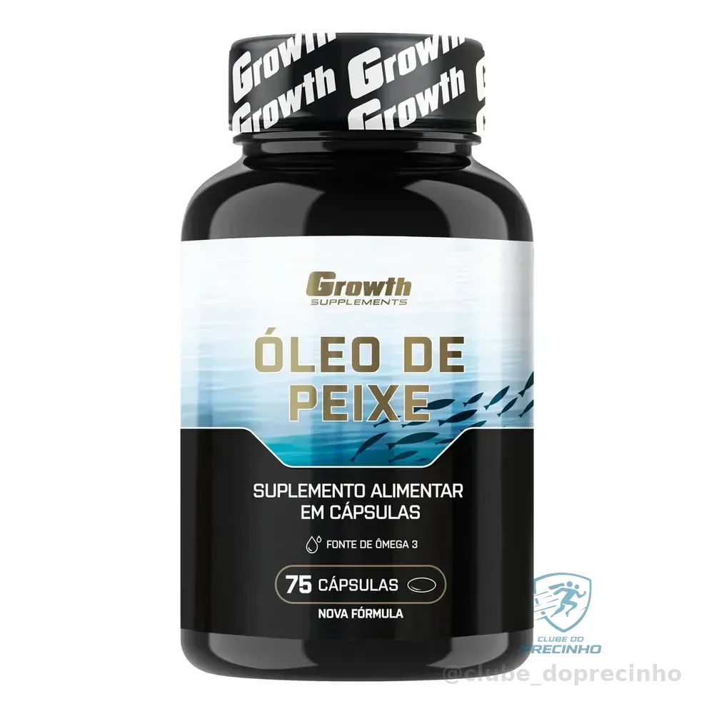 Omega 3 Óleo De Peixe 75 Softgel (caps) Growth Supplements