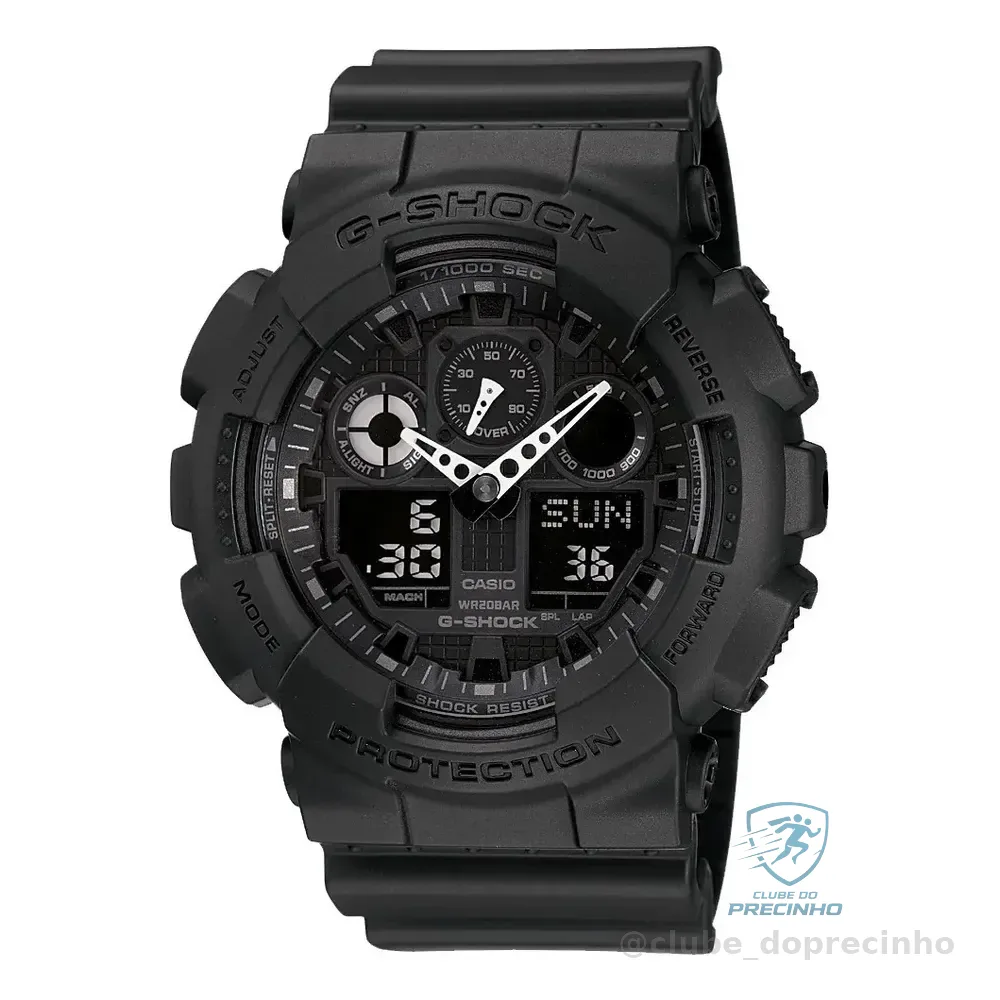 Relógio Masculino Casio G-shock Original Ga-100-1a1dr Preto