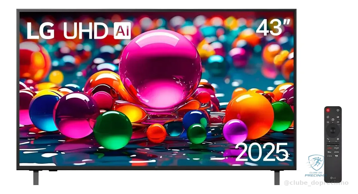 Smart TV 43' LG 43AU801C0SA 4K