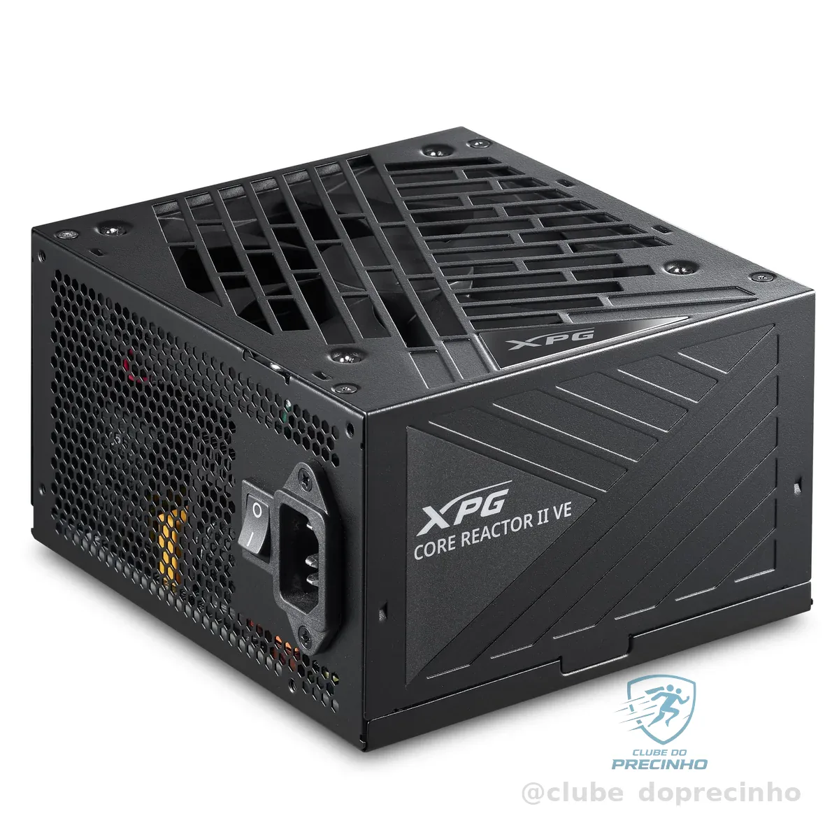 Fonte XPG Core Reactor II VE 850W Fonte de Alimentação ATX – Certificação Gold 80 PLUS e Cybenetics, totalmente modular, compatível com ATX 3.1/PCIe 5.1, conector 12V-2x6 dedicado para GPUs RTX série