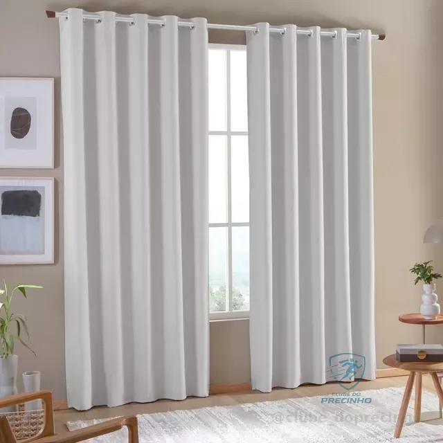 Cortina Blackout 100% 2,80x2,30 Corta Luz Sala Quarto