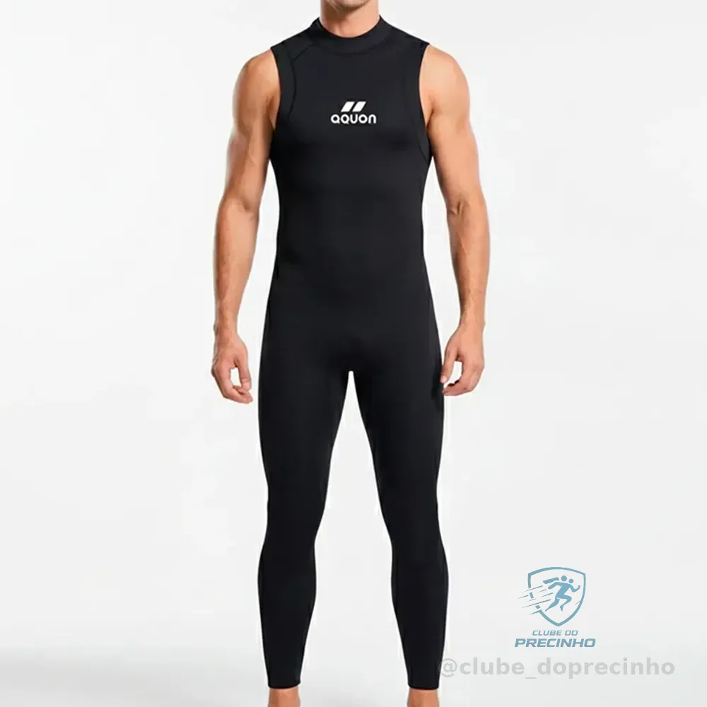 Long John Neoprene 3mm Natação E Triathlon Masculino Aquon S 3 Mm S