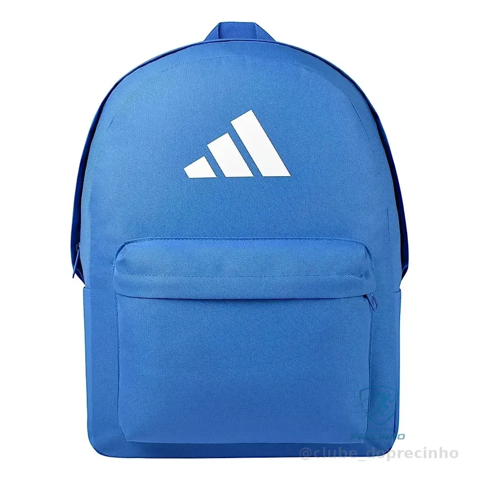 Mochila Classic 3 Bar Logo adidas Azul Liso