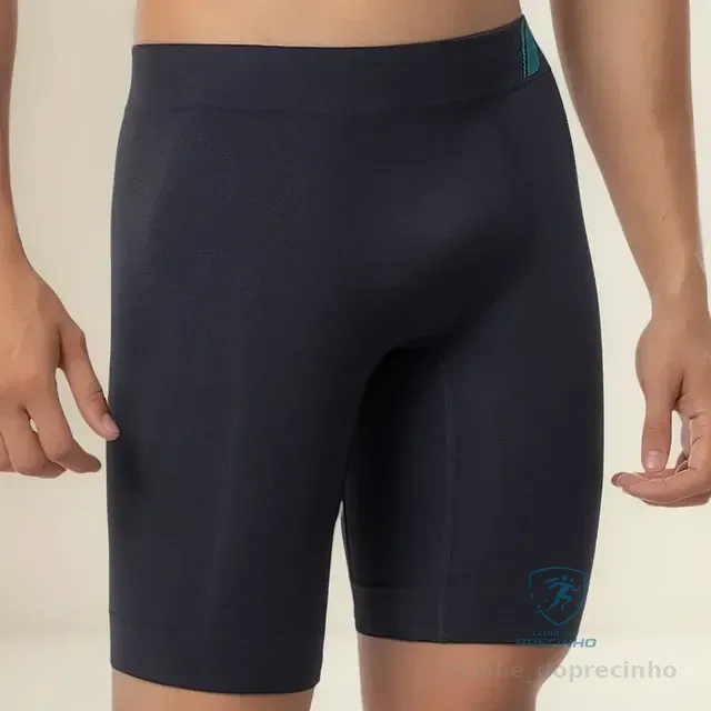 Bermuda Térmica Esportiva Corrida Masculina Sem Costura