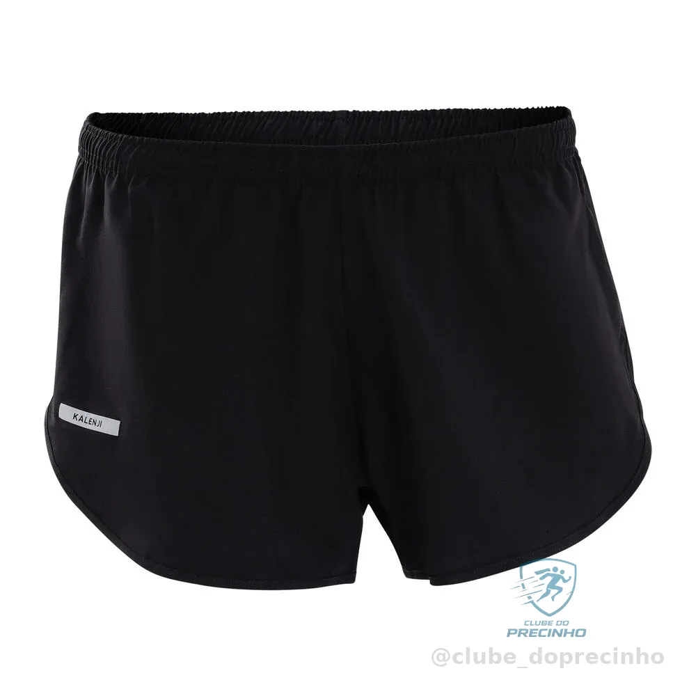 Short Feminino de Corrida Run Dry 100 Kalenji Preto