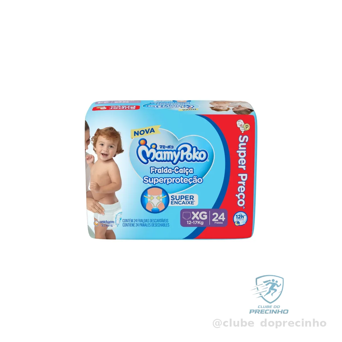 MamyPoko Fralda-Calça Superproteção XG 24 Unidades