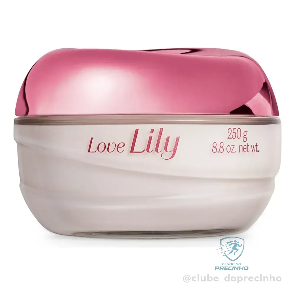 Creme Acetinado Hidratante Corporal Love Lily 250ml Love Lily