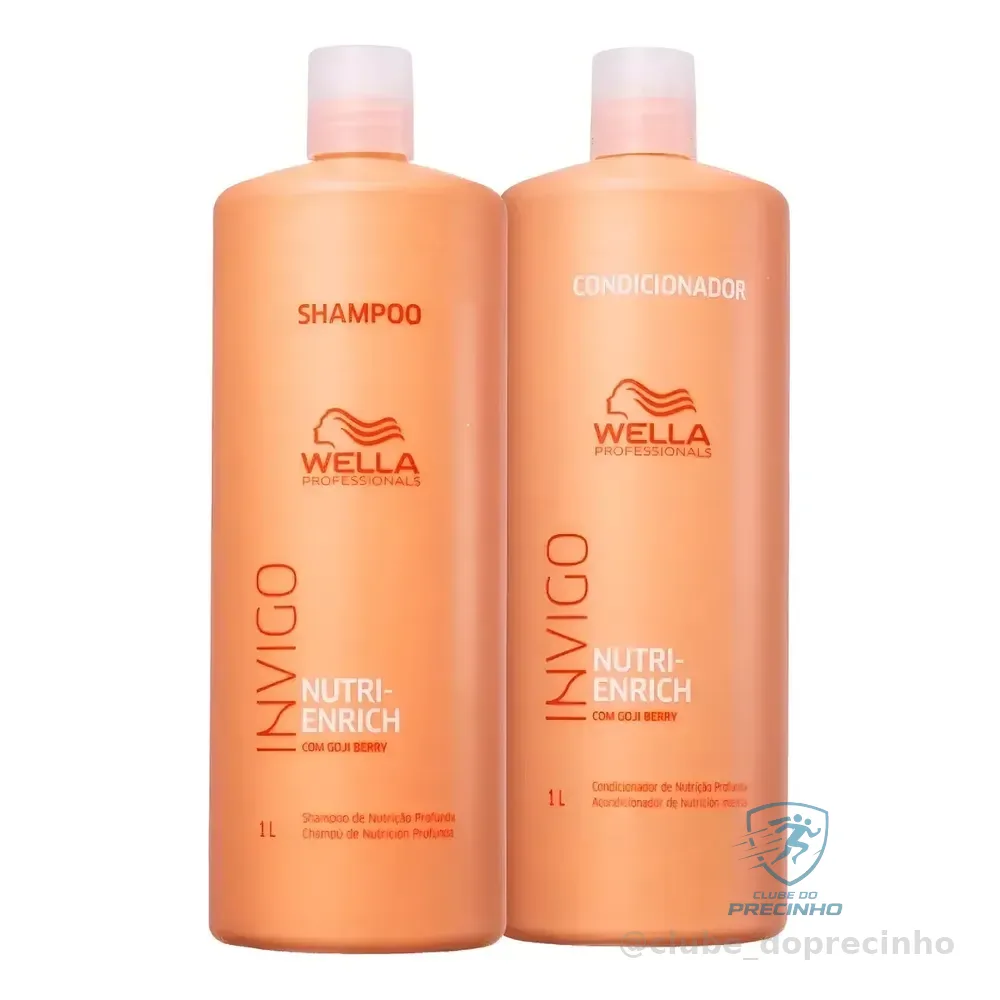 Kit Invigo Nutri-enrich Wella Shampoo + Condicionador 1l