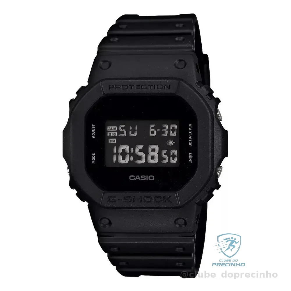 Relógio Casio Masculino G-shock Digital Preto Dw-5600bb-1dr Preto