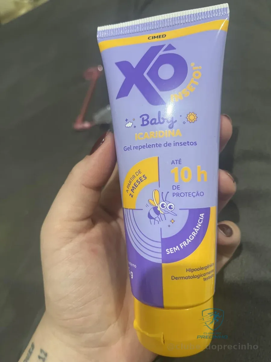 Xô Inseto Baby Icaridina Repelente em Gel 100ml