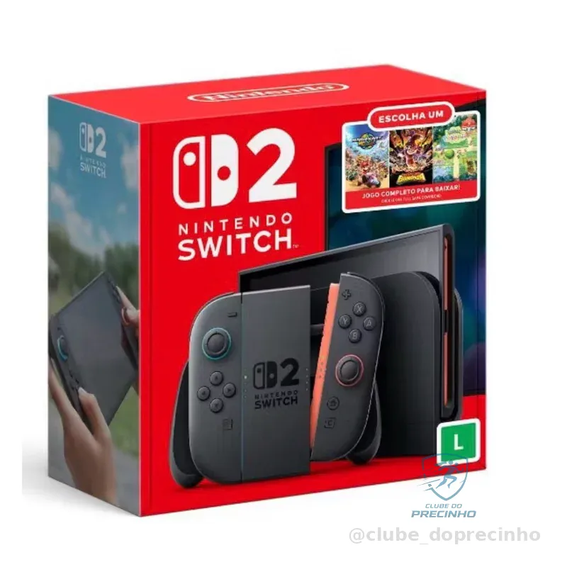 Nintendo Switch 2 lcd 256gb novo