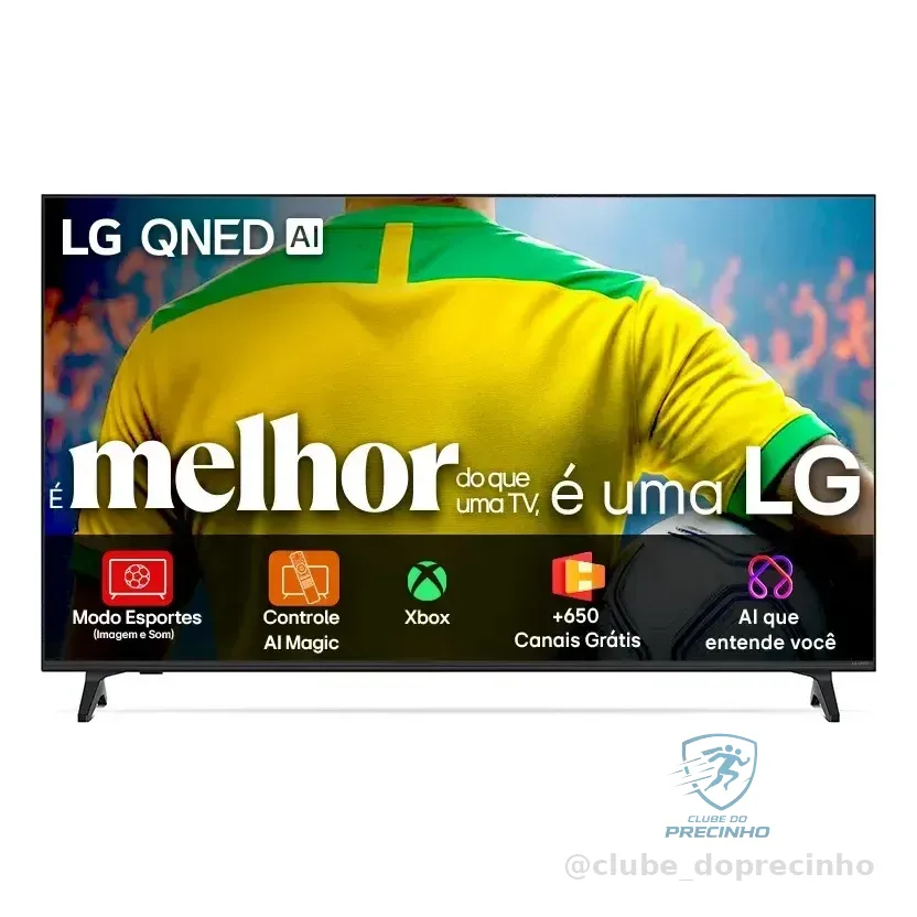 Smart Tv 4k 86" LG Qned73 Portal De Games Processador Ai 7 Ger8 4k Super Upscaling Google Cast Integrado Controle Ai Magic Webos 25 Modo Esportes Alerta De Esportes
