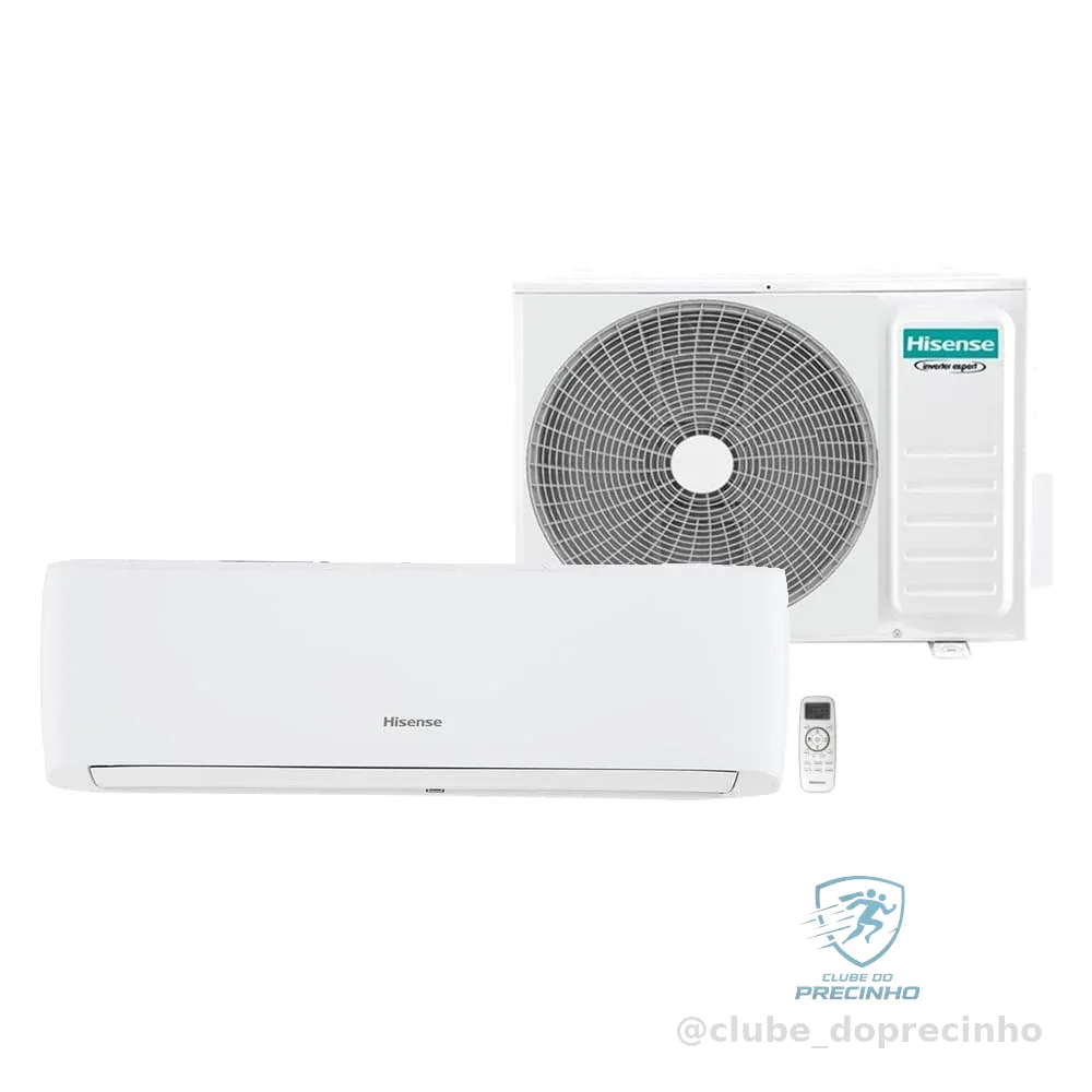 Ar Condicionado Inverter Hisense Hi Wall Eco Plus R-32 sem Wi-fi 9.000 Btus Frio 220v | sem Wi-fi