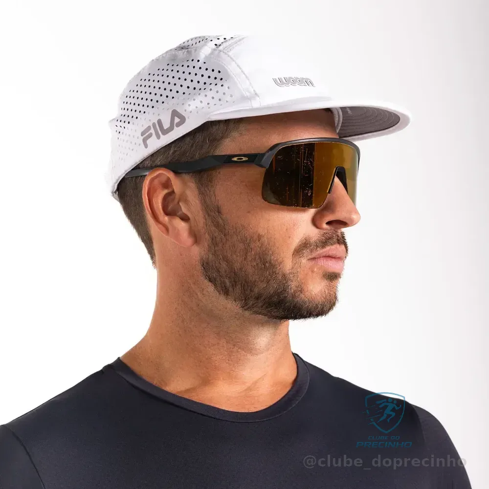 Boné Running Fila Marathon Branco Unissex I Branco Único