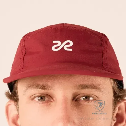 Bone 5 Panel Aba Flexivel Bordô Vinho Hound Vinho Único
