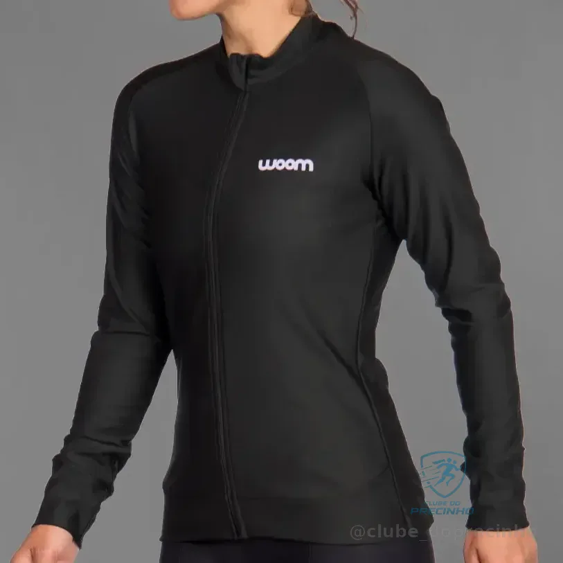 Jaqueta Ciclismo Woom Supreme Preto Lavanda Feminina 2023 Preto G