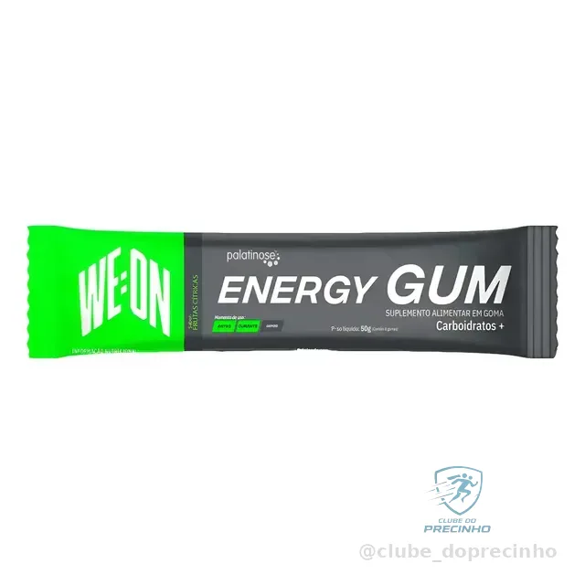 Energy Gum Goma De Carboidrato Energética 50g Sabores We-on