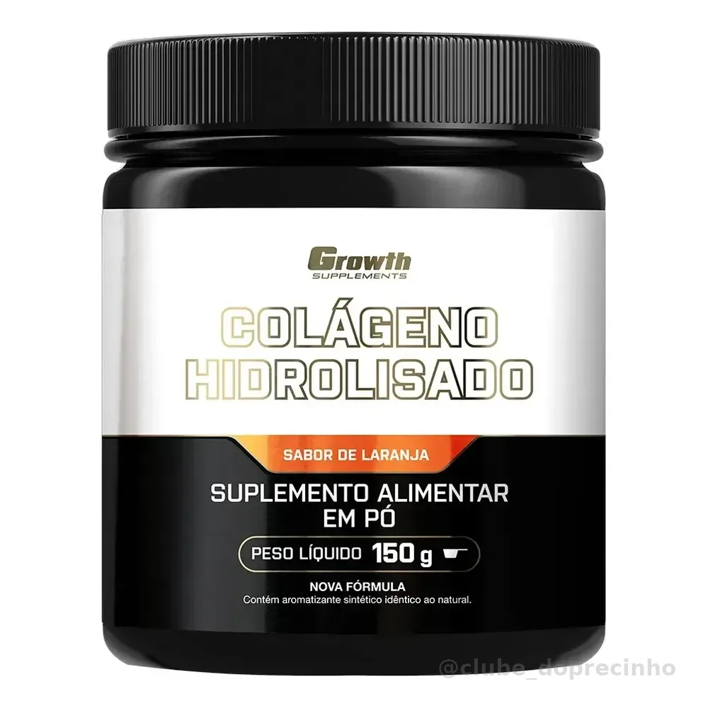 Colágeno Hidrolisado 150g Growth Supplements Laranja