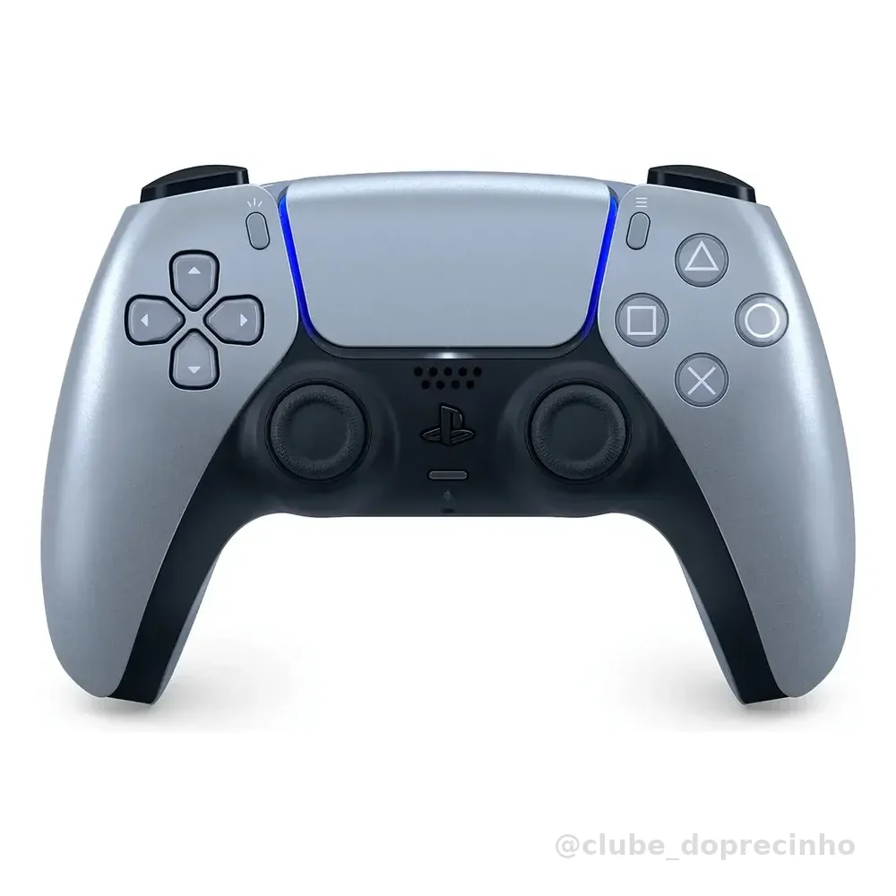Sony Playstation Dualsense Cfi-zct1w Controle Sem Fio Sterling Silver Cor Cinza
