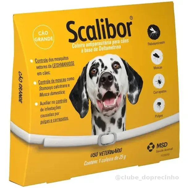 Scalibor Coleira Antiparasitária 65cm Para Cães 65 Cm,