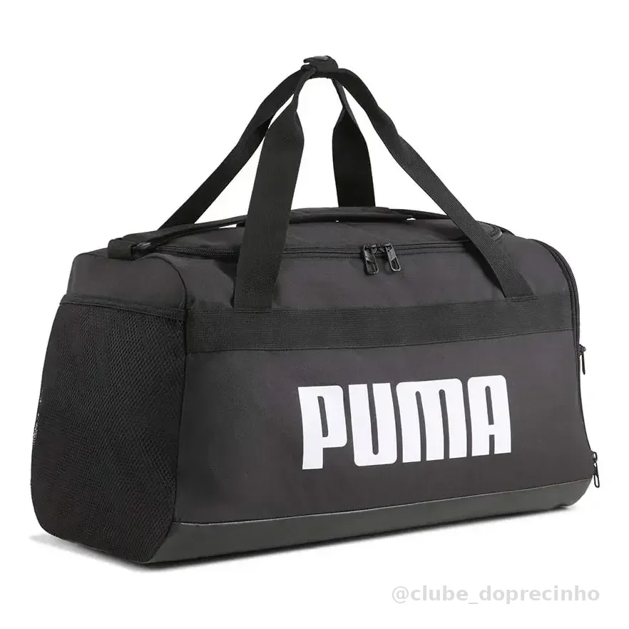 Bolsa Esportiva Challenger Pequena 35 Litros Cor Preta Puma Preto Liso