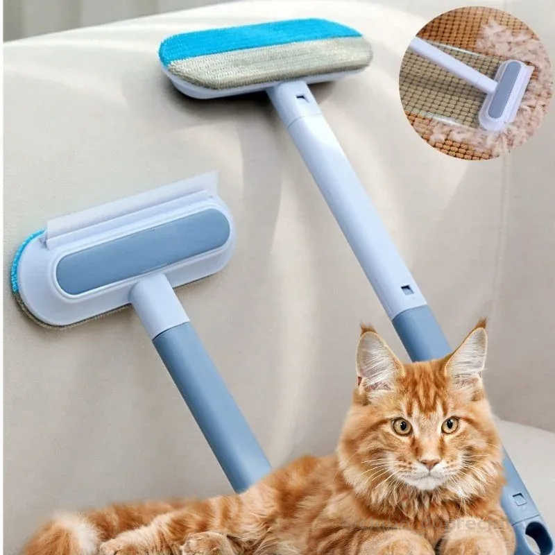 Escova Removedora de Pelos para Cães e Gatos – Multifuncional, Tira Pelos de Roupas e Remove Pó