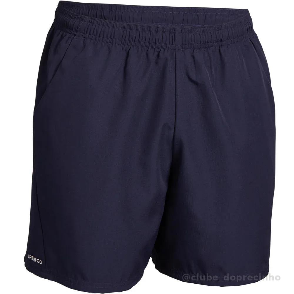 Short Masculino de Tênis Essential Azul Marinho